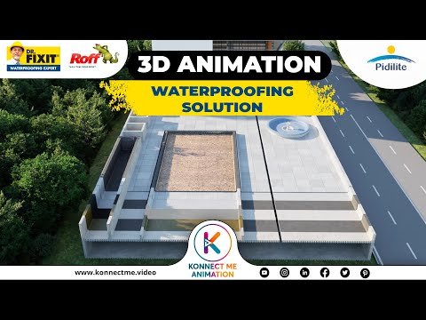 3D animation Waterproofing solution