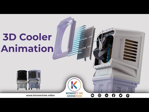 3d cooler animation