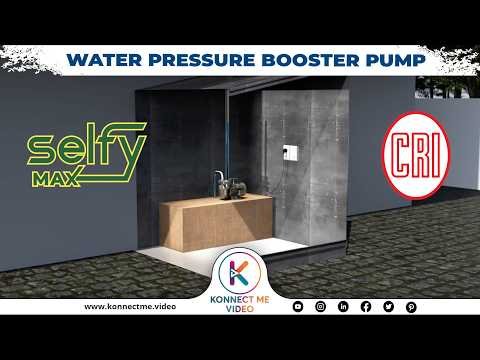 Water pressure booster pump