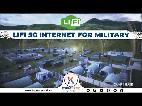 Lifi 5g internet for military