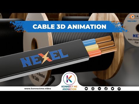 Cable 3D animation